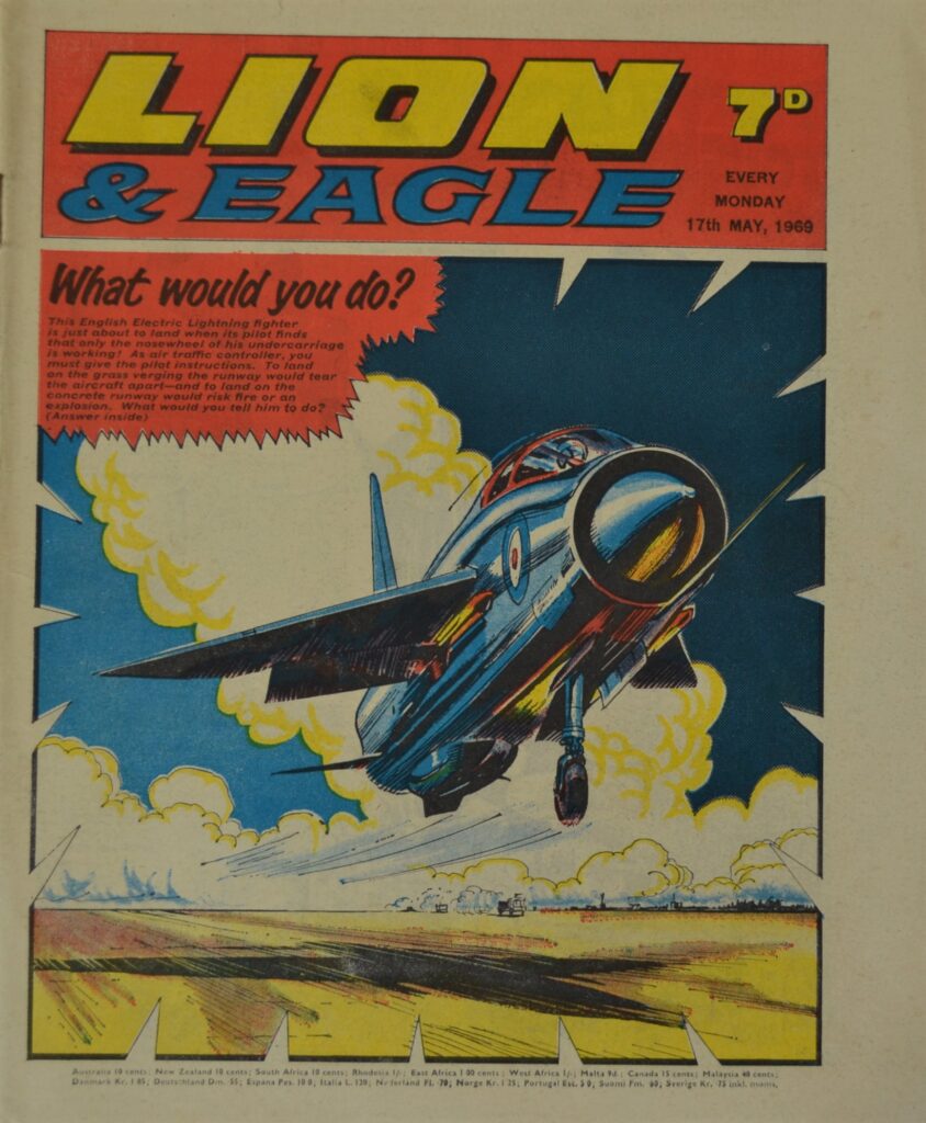 Lion And Eagle - Two Great Papers In One - The Show Must Go In With Iconic British Children' S Comics lion-and-eagle-17-may-1969