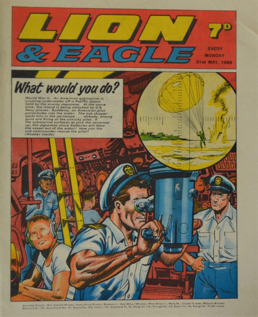 Lion And Eagle - Two Great Papers In One - The Show Must Go In With Iconic British Children' S Comics lion-and-eagle-31-may-1969