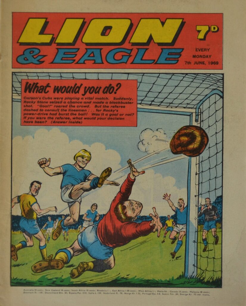 Eagle - The Modern Paper For The Modern Boy 1968 lion-and-eagle-7-june-1969