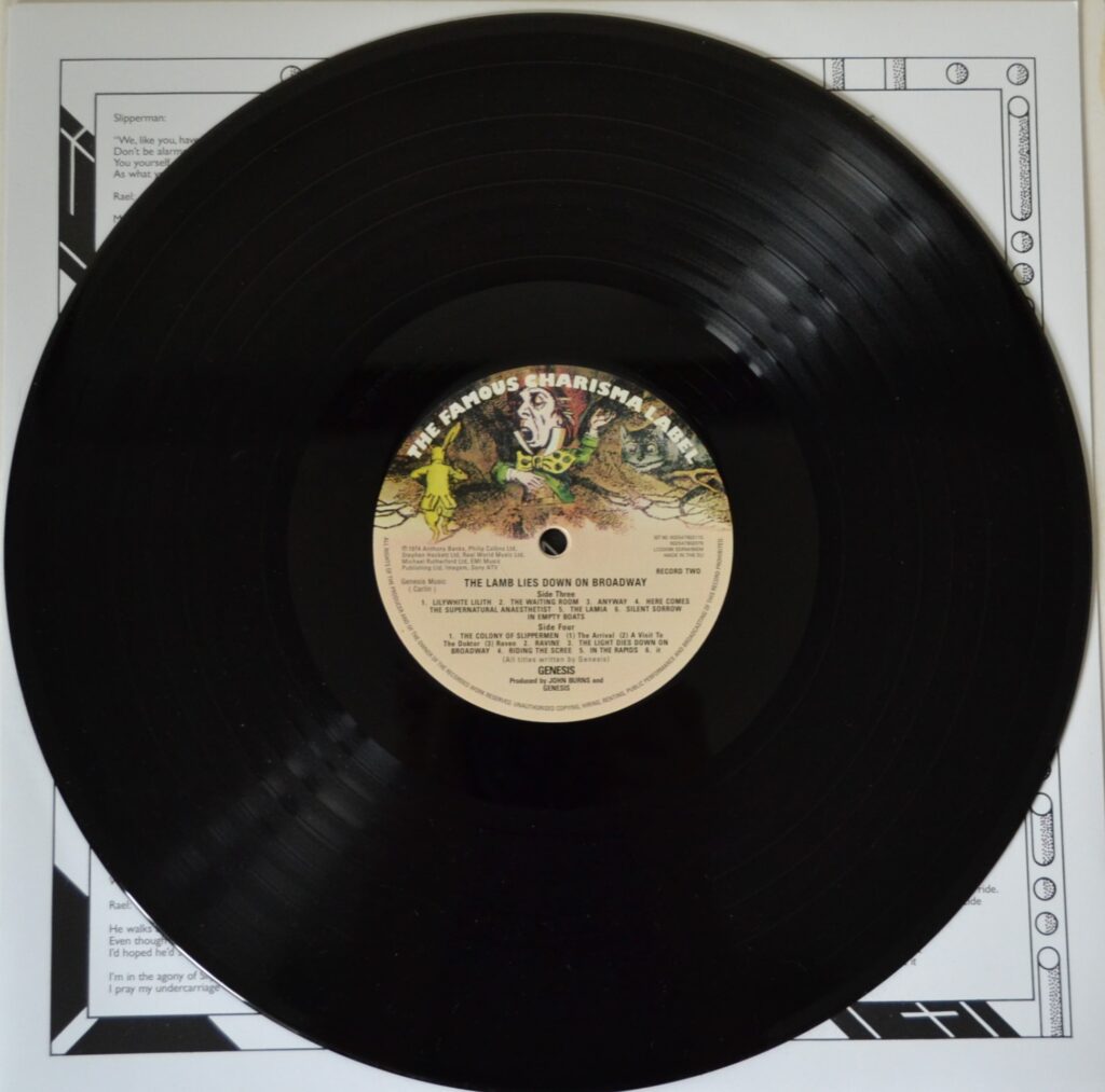Genesis - The Lamb Lies Down On Broadway genesis-the-lamb-lies-down-on-broadway-record-two-side-three-and-four