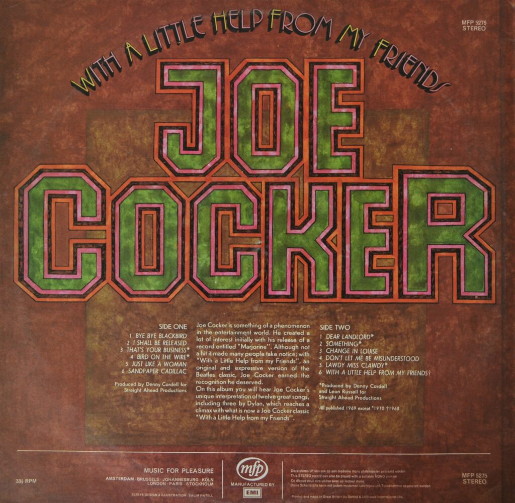 Joe Cocker - With A Little Help From My Friends - When My Love Is Away joe-cocker-with-a-little-help-from-my-friends-back-cover