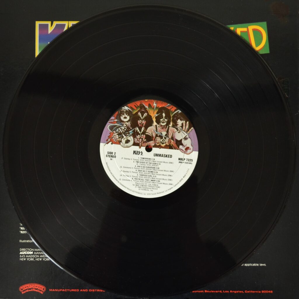 Kiss - Unmasked, A Fool Dreamin' On My Life kiss-unmasked-record-two