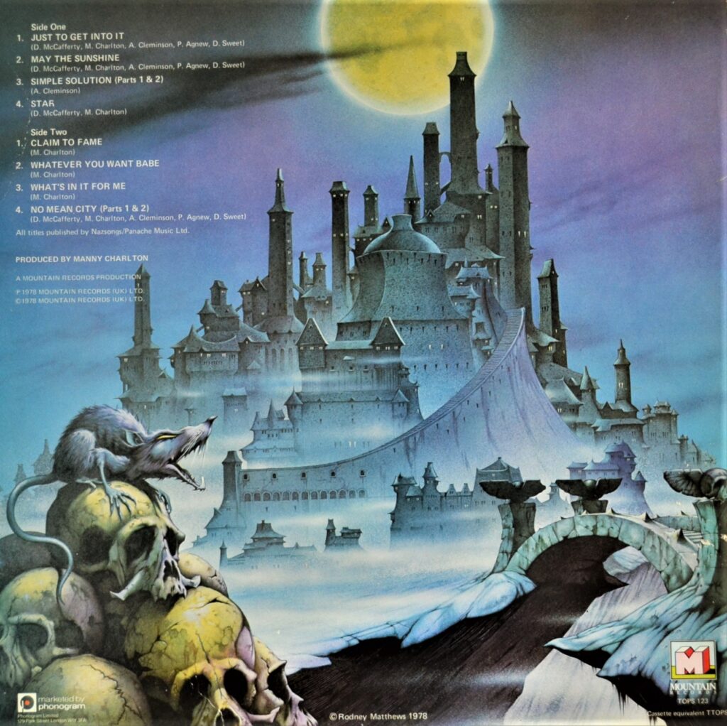 Nazareth - No Mean City, My Ticket To Your Fortune Heart nazareth-no-mean-city-back-cover