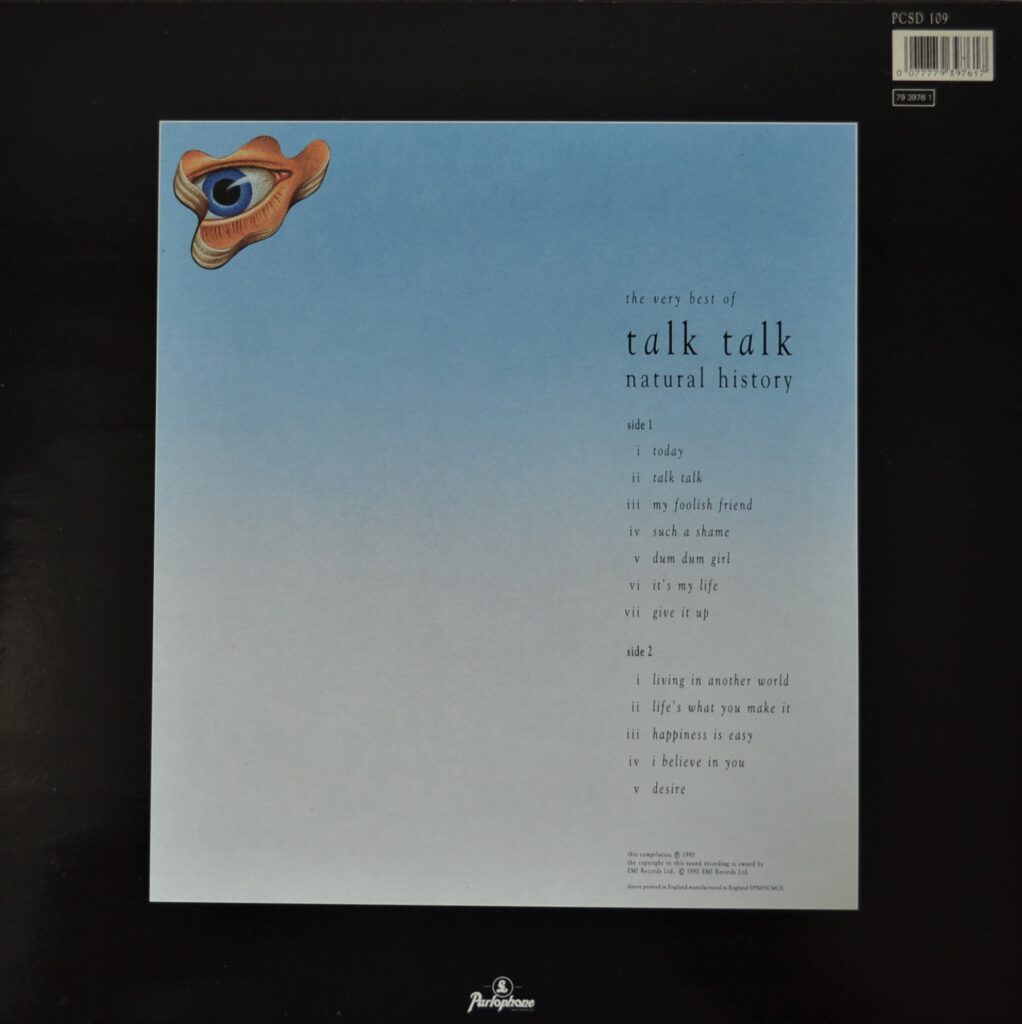 Talk Talk - I Find Myself In Love With You talk-talk-natural-history-back-cover