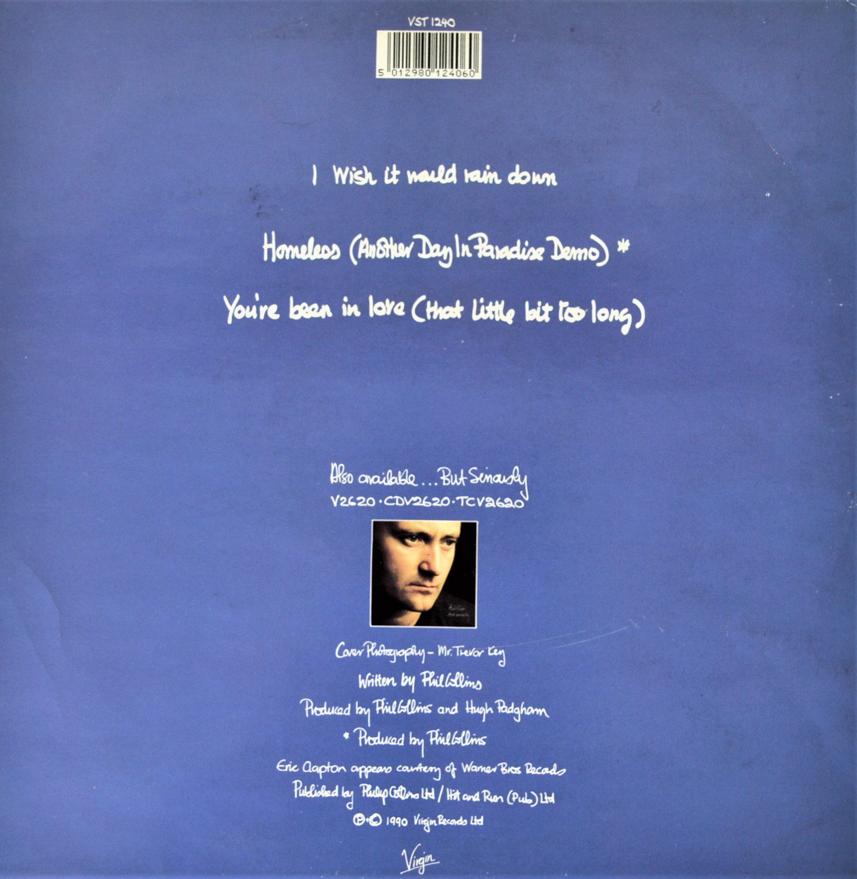phil collins i wish it would rain down back cover