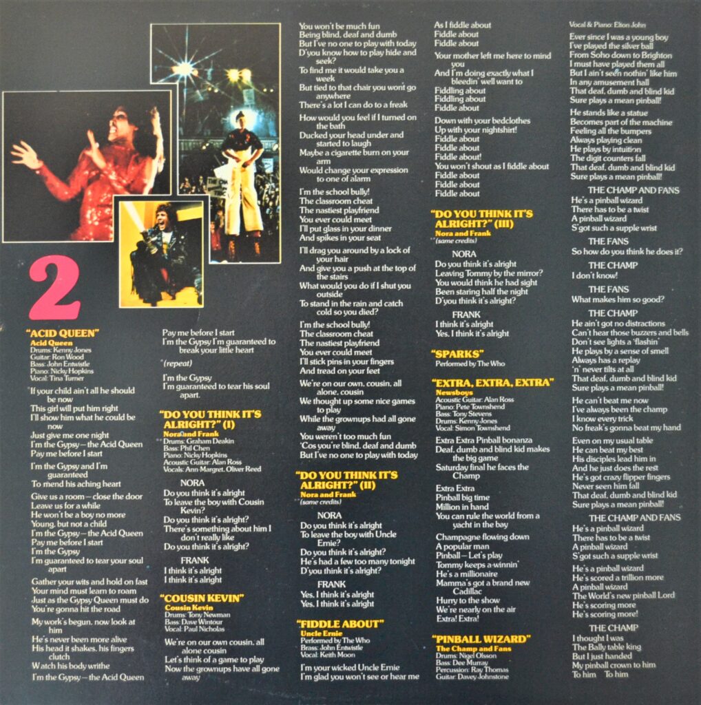 The Movie Tommy - I Believe In Love tommy-inner-sleeve-two