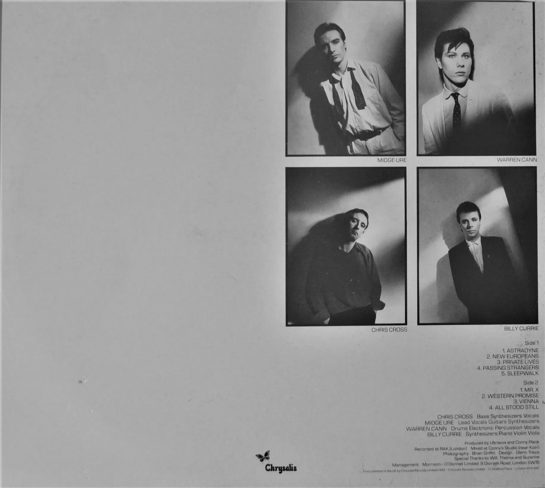 ultravox vienna back cover