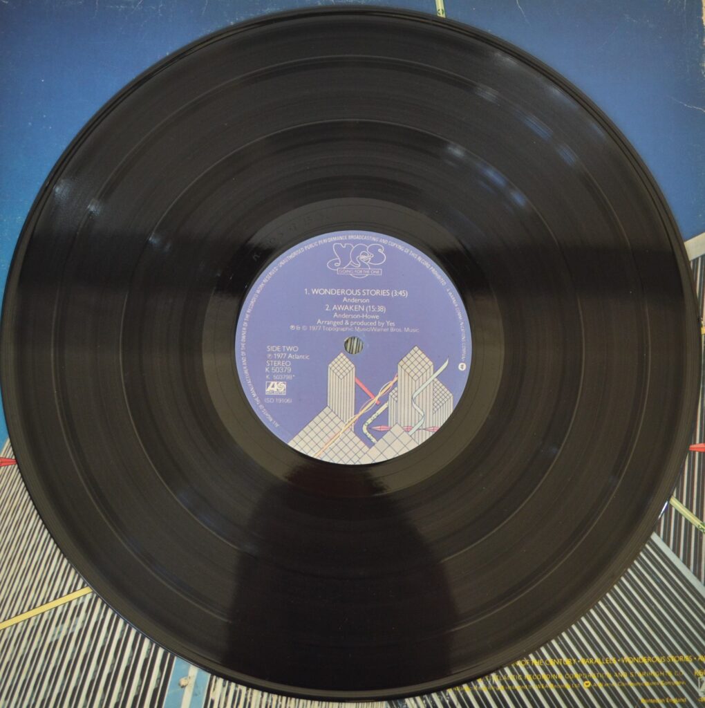 Yes - Going For The One And Wonderous Stories yes-going-for-the-one-record-side-two