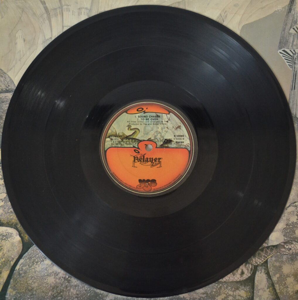 Yes - Relayer, Sound Chaser On The Gates Of Delirium yes-relayer-record-side-two.