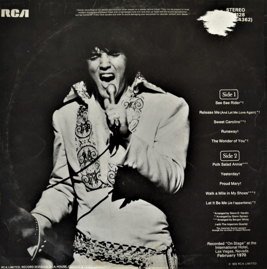 Elvis Presley - On Stage...and Let Me Love Again elvis-presley-on-stage-back-cover