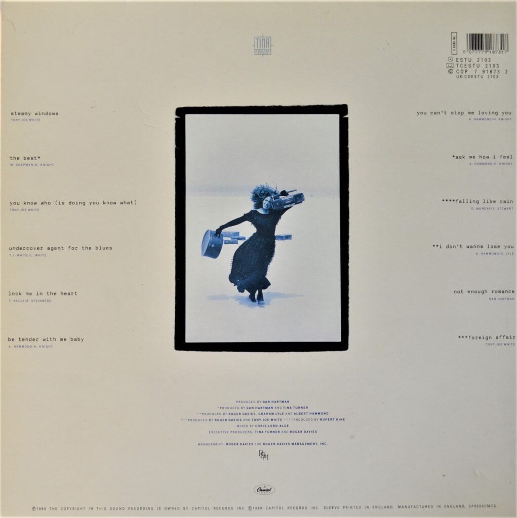 Tina Turner - Foreign Affair, Look Me In The Heart tina-turner-foreign-affair-back-cover