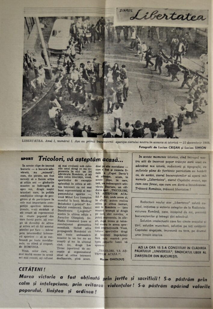 Libertatea: A Pioneering Odyssey In The Pursuit Of Truth libertatea-an-1-nr-1-pagina-2