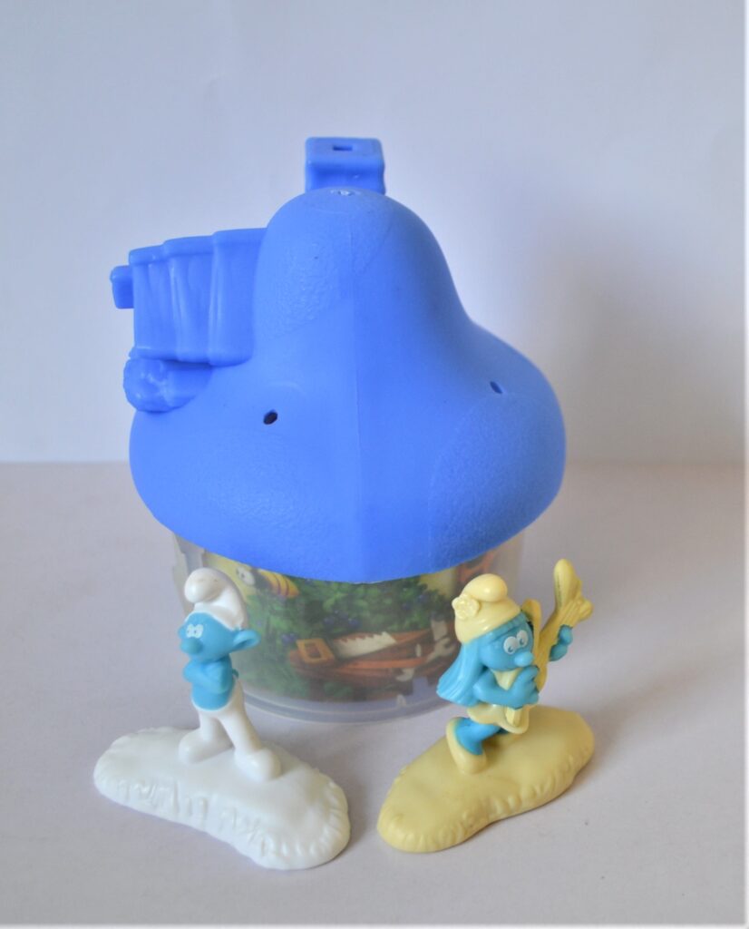 Mcdonald'S Smurfs Lost Village: A Whirlwind Of Funtastic Adventures mcdonalds-smurfs-lost-village-mushrooms-blue-house-2