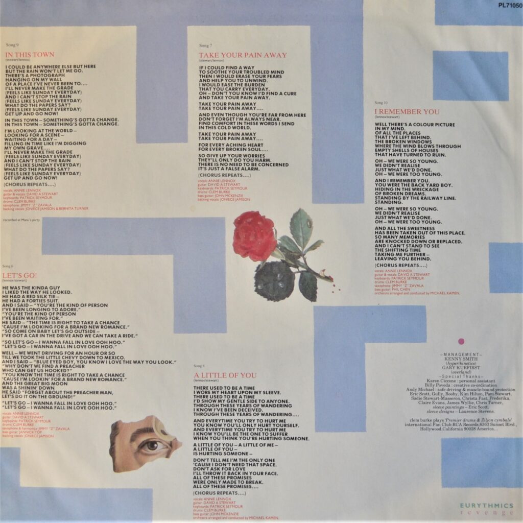 Eurythmics - Revenge And The Miracle Of Love eurythmics-revenge-inner-sleeve-two