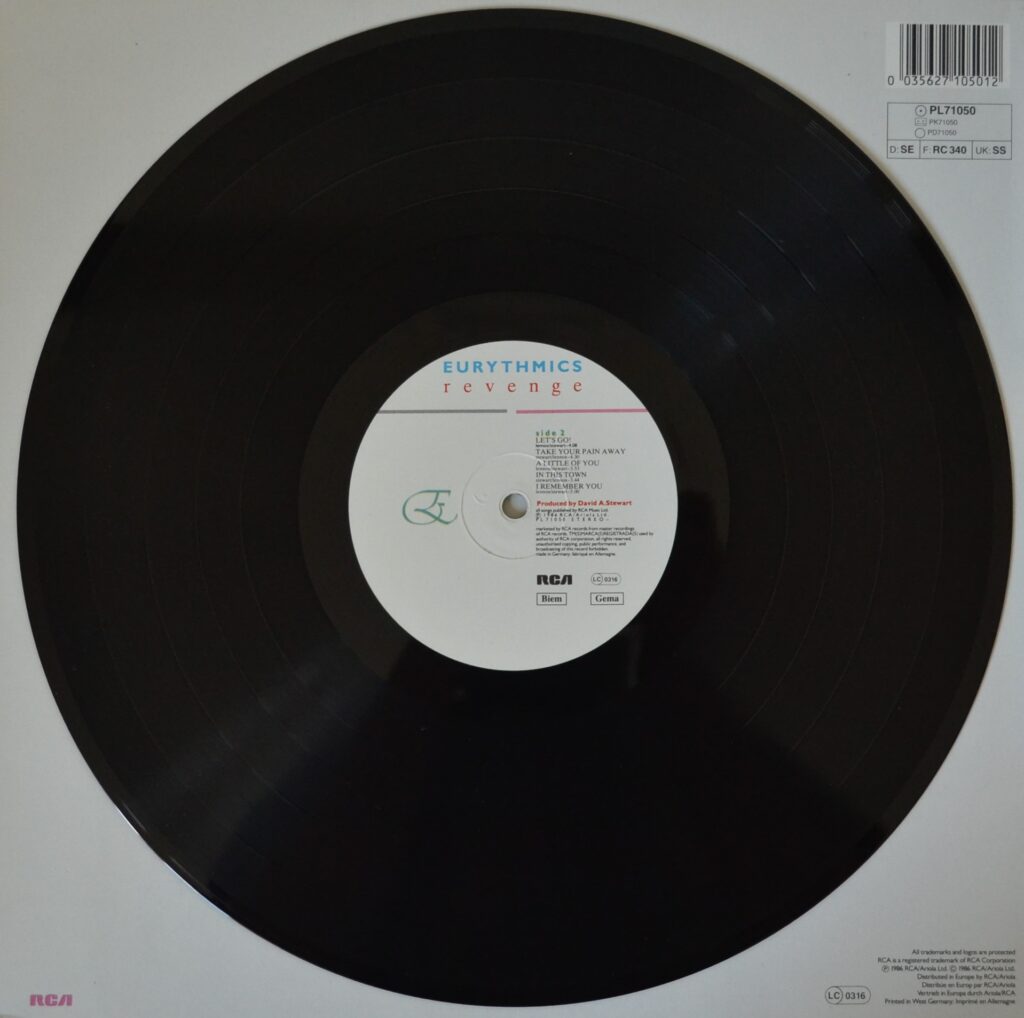 Eurythmics - Revenge And The Miracle Of Love eurythmics-revenge-record-side-two.