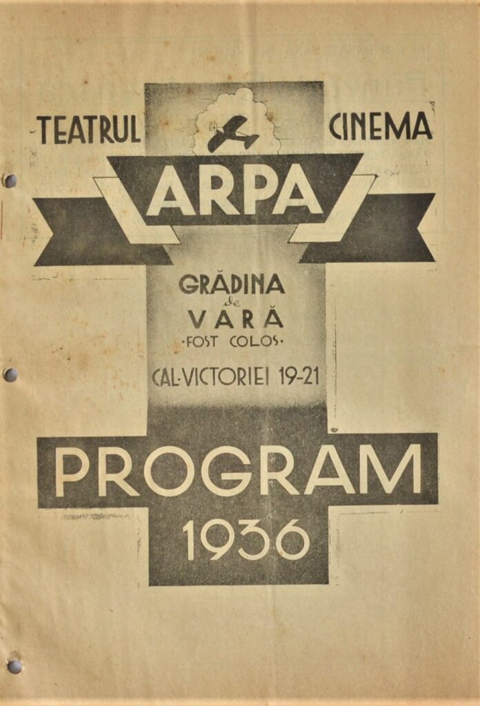 The Vaudeville: A Dive Into The 1936 Arpa &Quot;Rece Racoreala&Quot; teatrul-cinema-arpa-program-1936-d-rece-racoreala