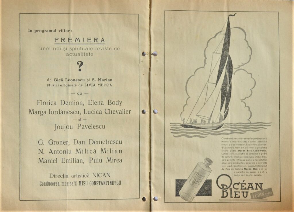 A Free Dive Into The Glamour And Gaiety Of A 1936 Vaudeville Program &Quot;Expre And Dinadins&Quot; teatrul-cinema-arpa-program-1936-e-expre-si-dinadins-pages-13-and-14.