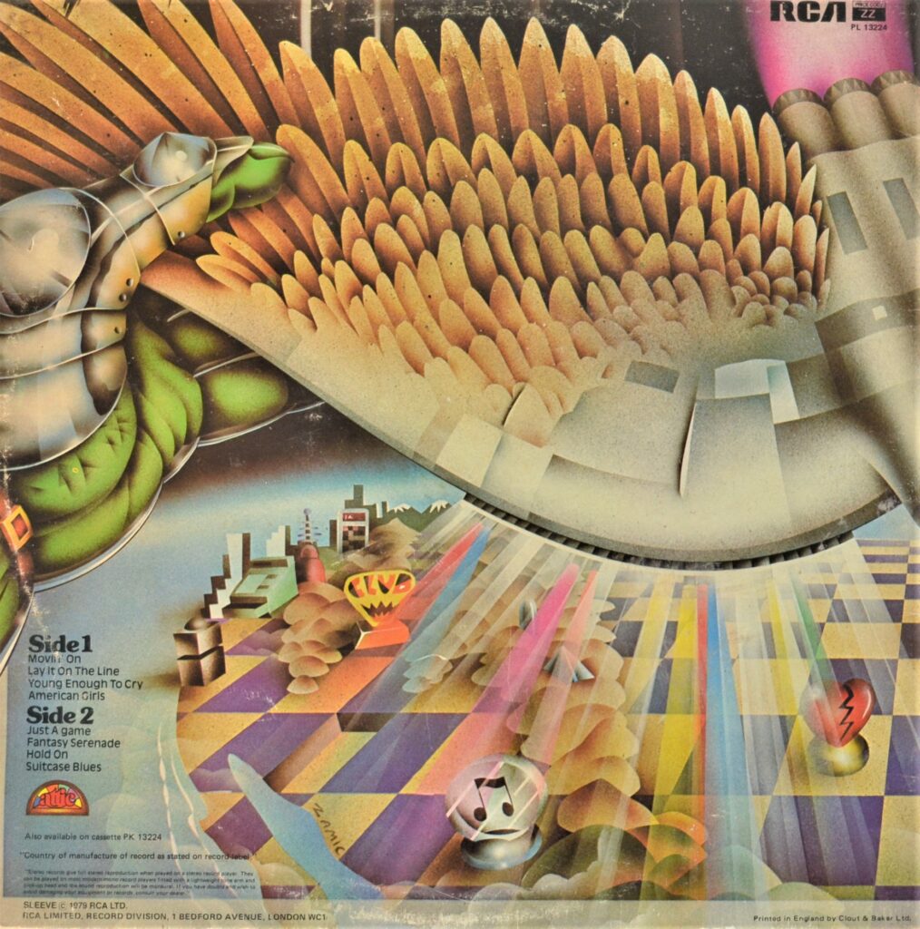 Triumph - Just A Game: Fantasy Serenade triumph-just-a-game-back-cover.