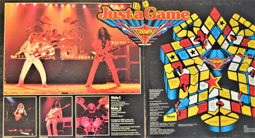 Triumph - Just A Game: Fantasy Serenade triumph-just-a-game-gatefold-two