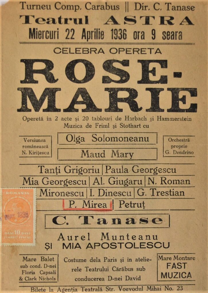 'Rose-Marie' - A Theatrical Time Capsule Of Interwar Splendor teatrul-astra-rose-marie