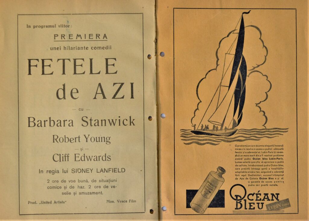 Unraveling The Charm Of The 1936 Arpa Cinema Program teatrul-cinema-arpa-program-1936-b-pages-13-and-14