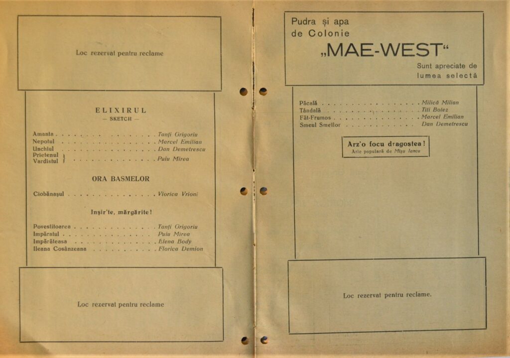 Unraveling The Charm Of The 1936 Arpa Cinema Program teatrul-cinema-arpa-program-1936-b-pages-5-and-6.