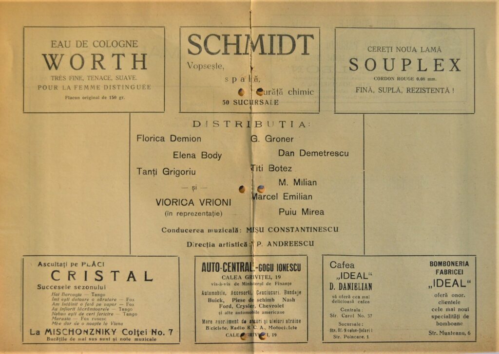 Unraveling The Charm Of The 1936 Arpa Cinema Program teatrul-cinema-arpa-program-1936-b-pages-7-and-8.