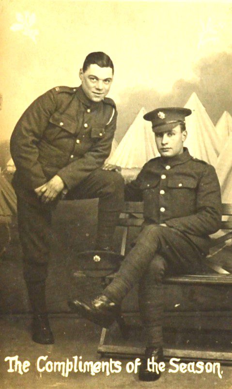 The Echoes Of War: Ww1 Through Unique Historical Photographs photo-two-british-soldiers.