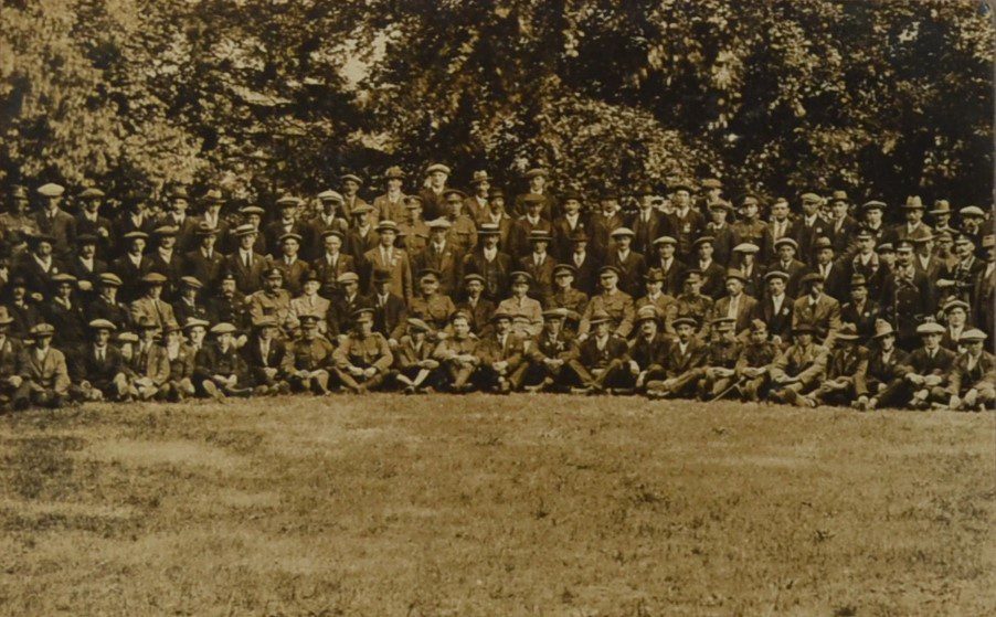 The Echoes Of War: Ww1 Through Unique Historical Photographs british-soldiers-and-civilians
