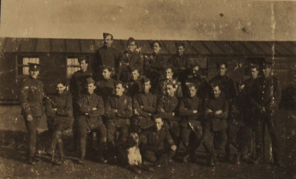 The Echoes Of War: Ww1 Through Unique Historical Photographs british-soldiers-with-a-dog-1.
