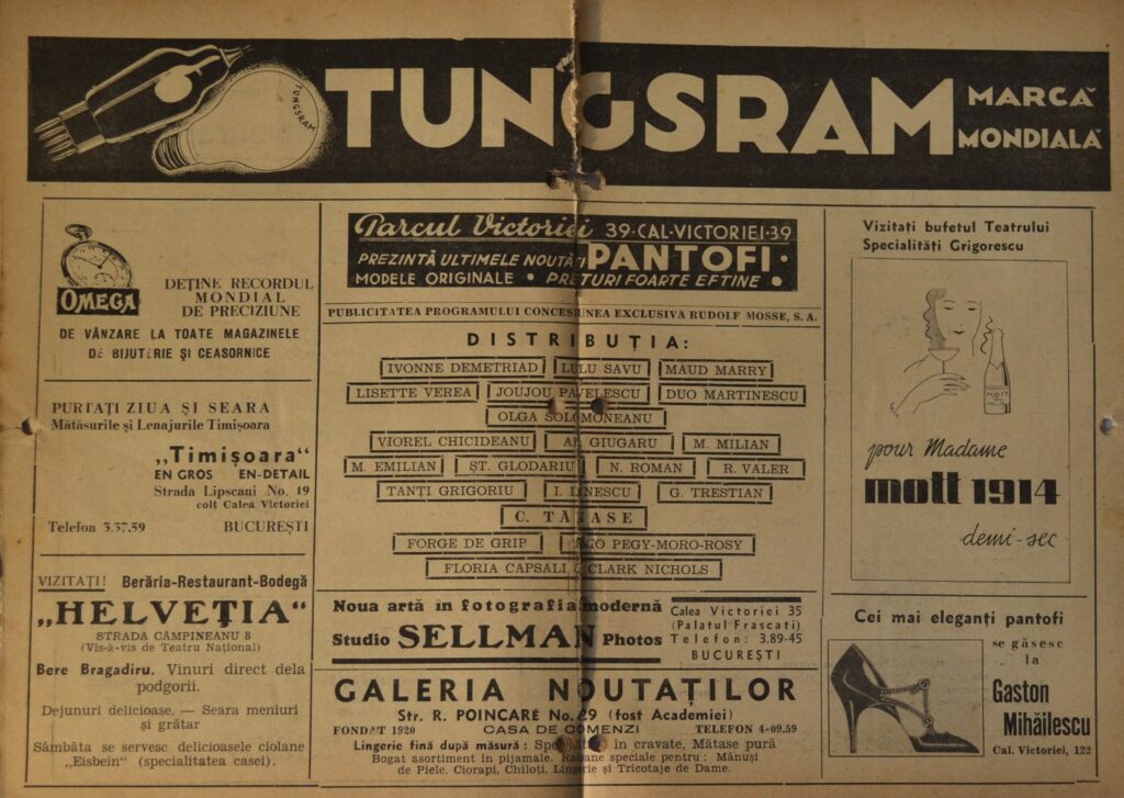 Theaters Eforia, Comoedia And Constantin Tanase: The World Of Vaudeville teatrul-eforia-vox-tanase-are-cuvantul-pages-13-and-14.