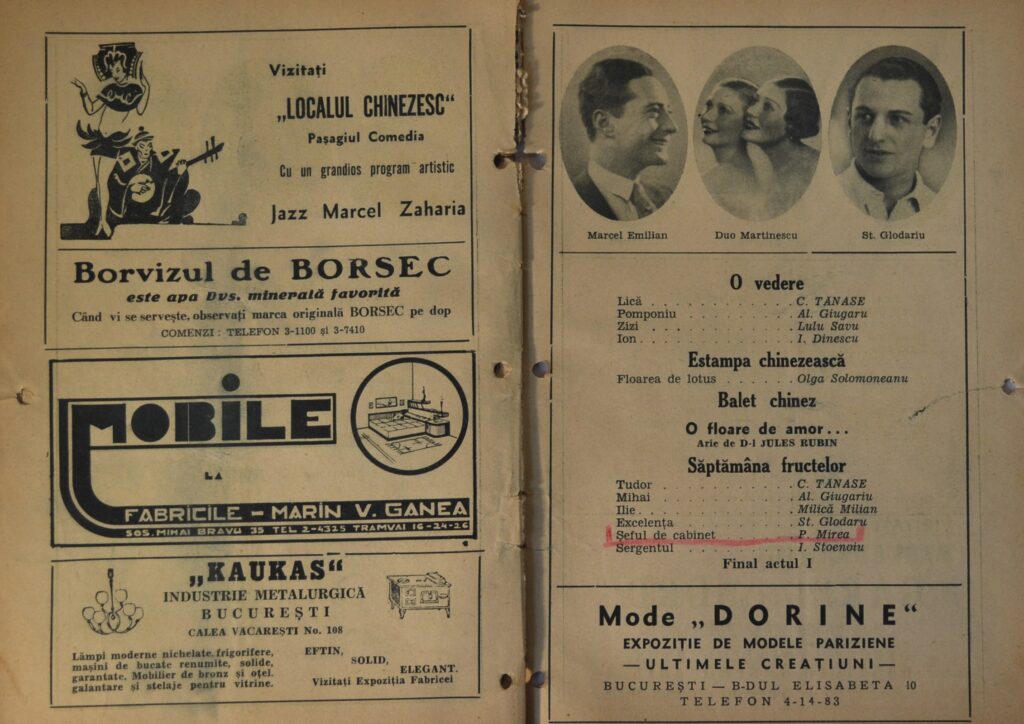 Theaters Eforia, Comoedia And Constantin Tanase: The World Of Vaudeville teatrul-eforia-vox-tanase-are-cuvantul-pages-17-and-18.
