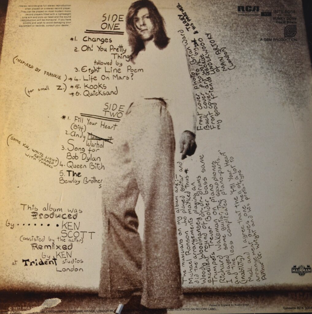 David Bowie - Hunky Dory Fill Your Heart With Love Today david-bowie-hunky-dory-back-cover.