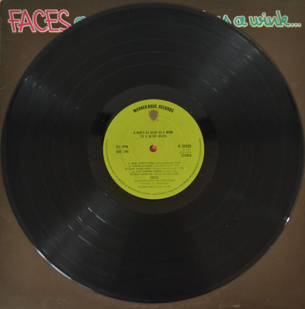 Faces - A Nod'S As Good As A Wink faces-a-nod-s-as-good-as-a-wink-.to-a-blind-horse-record-side-one