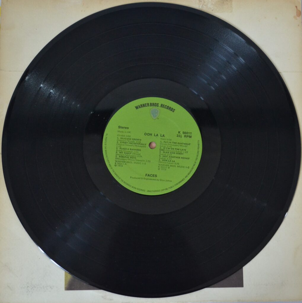Faces - Ooh La La For Love Is Blind faces-ooh-la-la-record-side-one