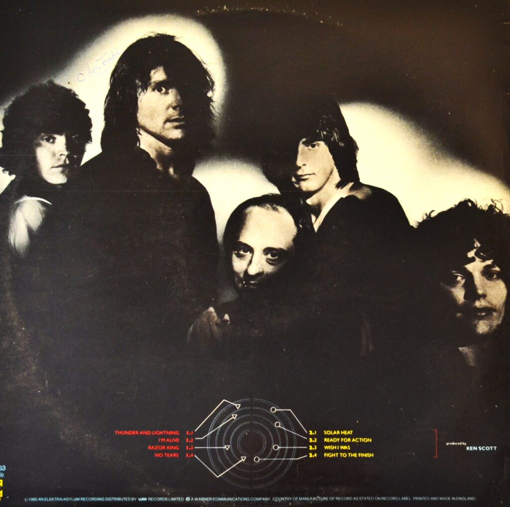 Gamma - Fight To The Finish With Thunder And Lightning gamma-back-cover