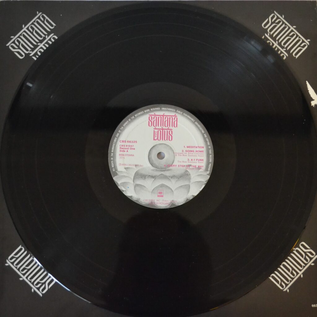 Santana - Freedom And Passion: The Immortal Beauty Of Santana'S Lotus santana-lotus-record-one-side-a.