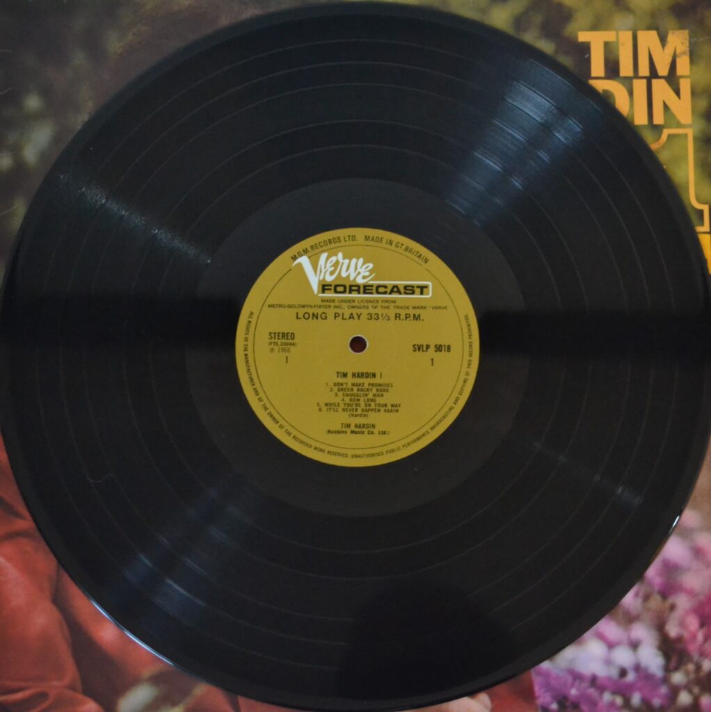 Tim Hardin 1 - Falling Through My Heart In Loving You tim-hardin-1-record-side-one.