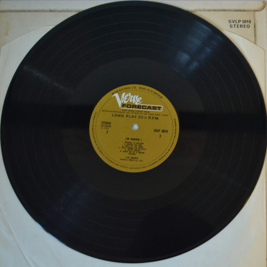 Tim Hardin 1 - Falling Through My Heart In Loving You tim-hardin-1-record-side-one.