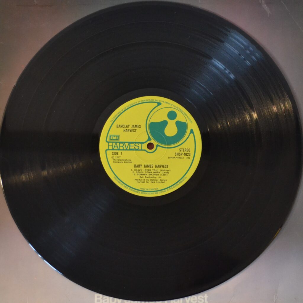 Barcley James Harvest - Baby James Harvest And Crazy (Over You) barclay-james-harvest-baby-james-harvest-record-side-one