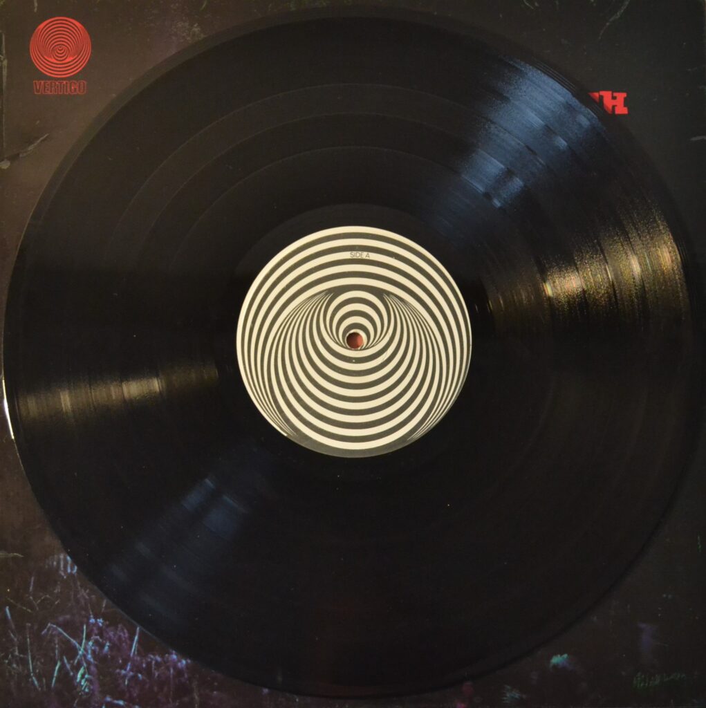 Black Sabbath - Paranoid, Evil Souls Fall To Hell At Supernatural black-sabbath-paranoid-record-side-one.