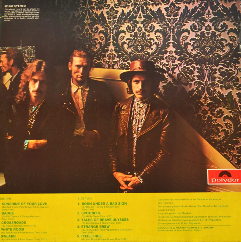 Cream - Best Of And Sunshine Of Your Love cream-best-of-cream-back-cover.