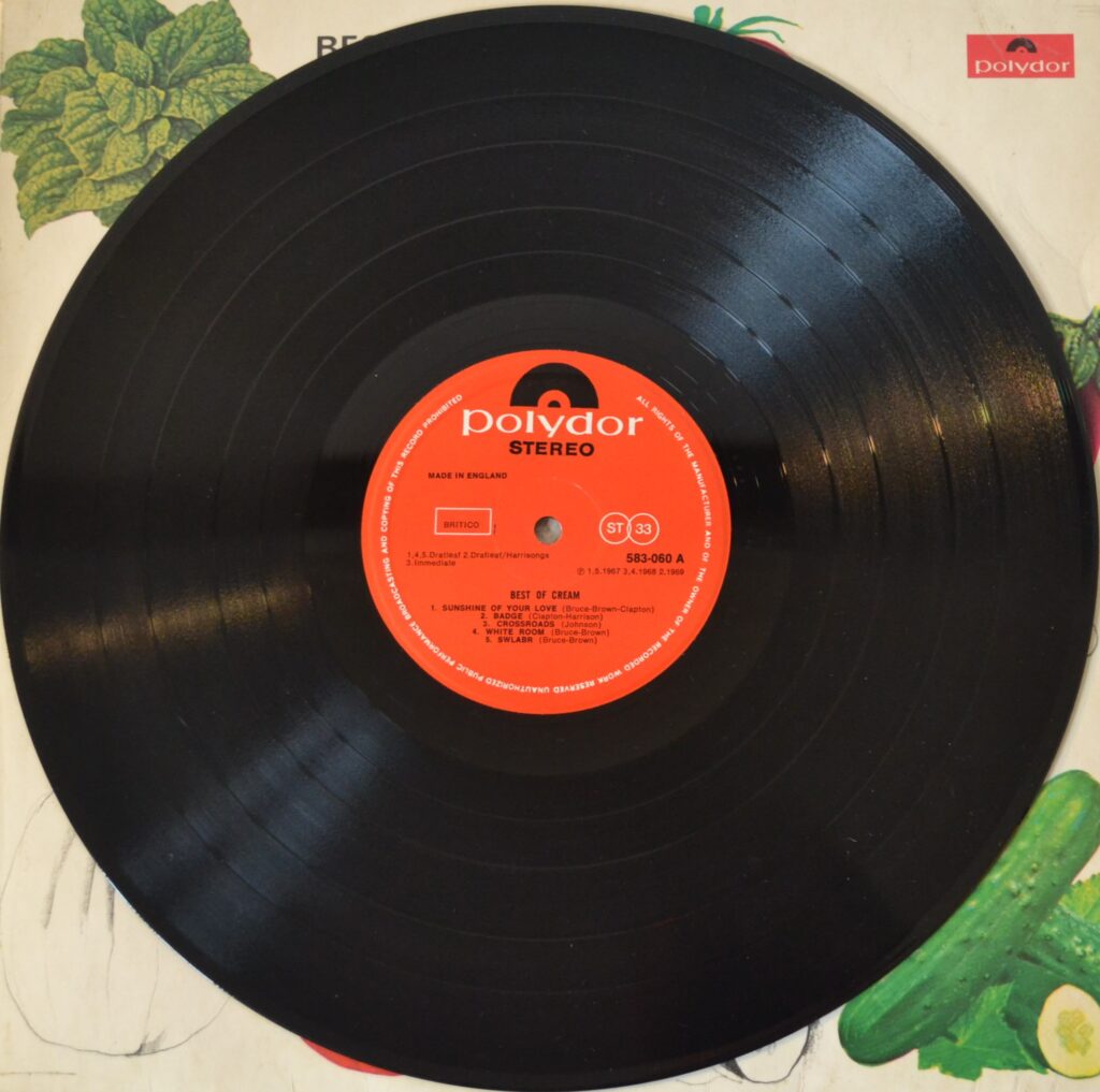 Cream - Best Of And Sunshine Of Your Love cream-best-of-cream-record-side-one.