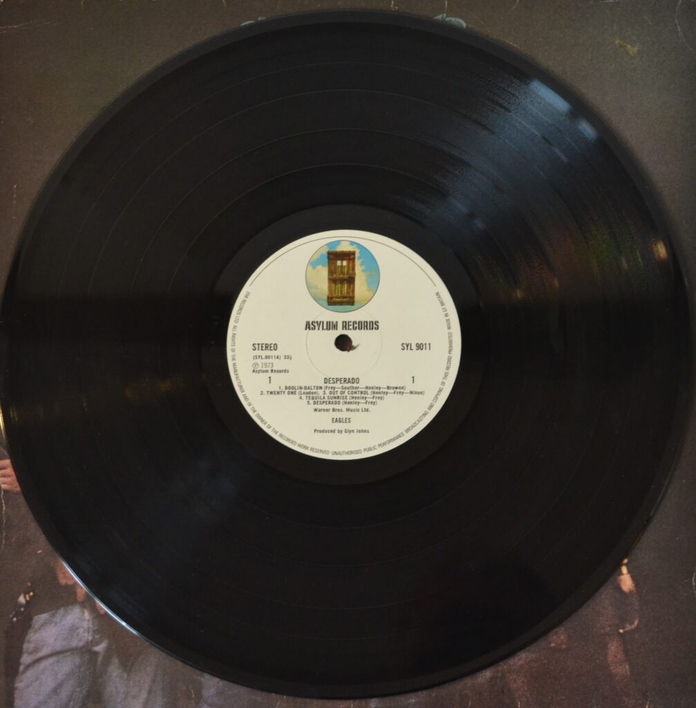 Eagles - Desperado And A Certain Kind Of Fool eagles-desperado-record-side-one