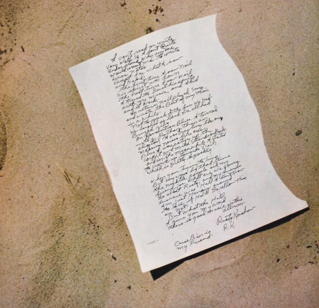 Neil Young - On The Beach Is A Revolution Blues neil-young-on-the-beach-inner-sleeve-two