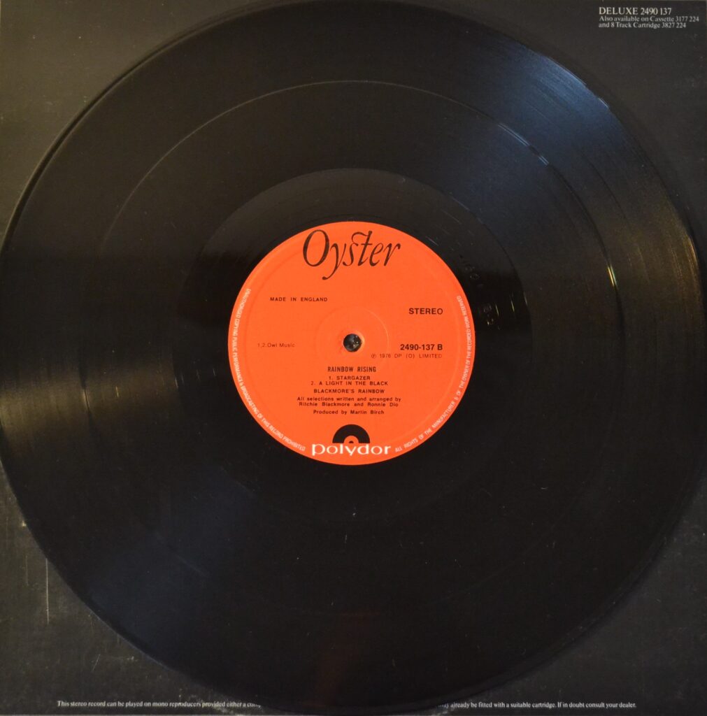 Rainbow - Rising Due To Her Love Is Like A Knife rainbow-rising-record-side-two.