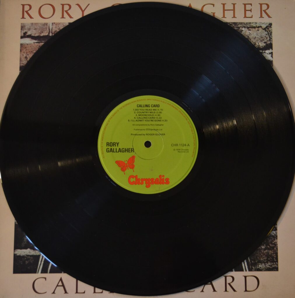 Rory Gallagher- Calling Card, Told By My Heart rory-gallagher-record-side-one.