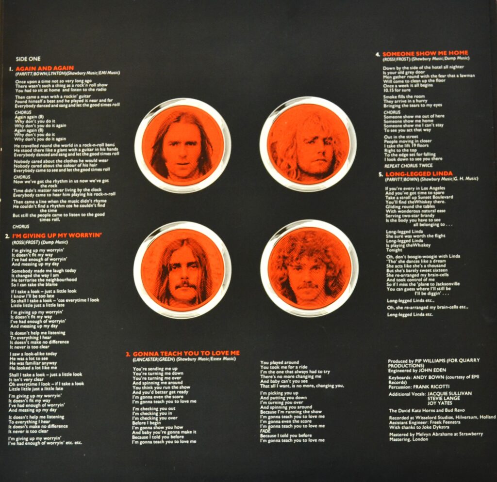 Status Quo - If You Can'T Stand The Heat...gonna Teach You To Love Me status-quo-if-you-can-t-stand-the-heat-record-inner-sleeve-one.