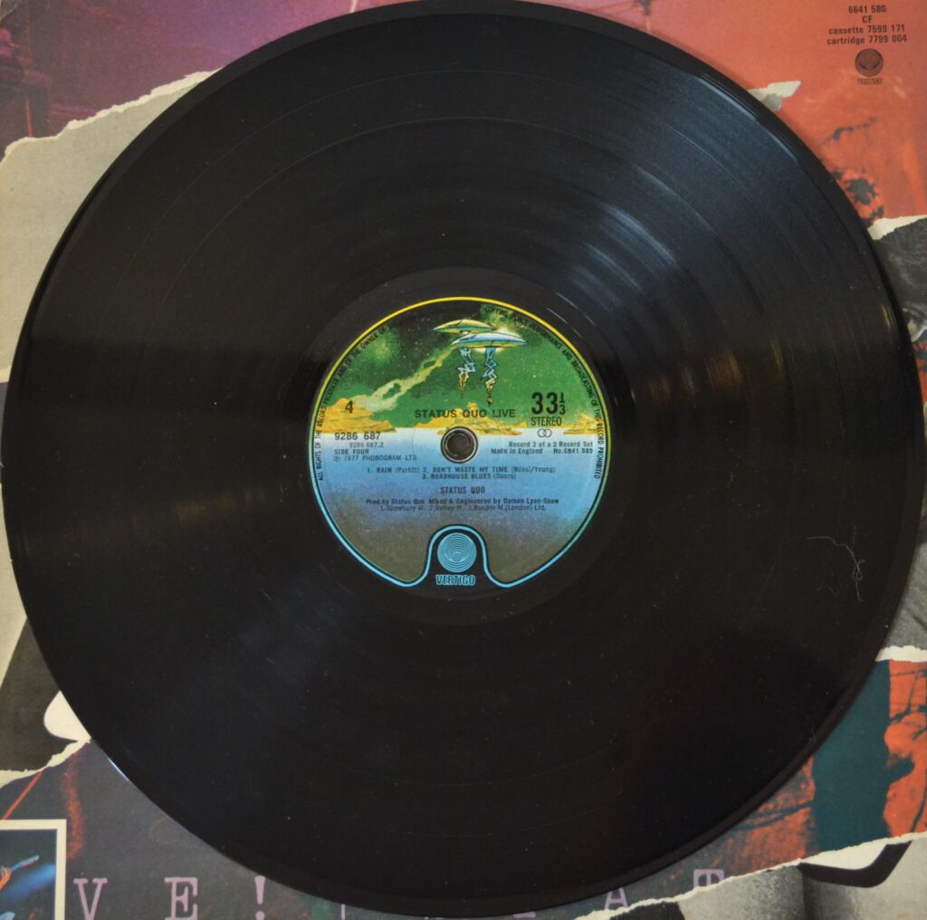Status Quo - Live Most Of The Time status-quo-live-record-side-four.