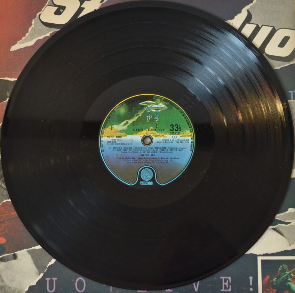 Status Quo - Live Most Of The Time status-quo-live-record-side-one.